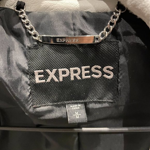 Express white leather vest - Picture 5 of 5